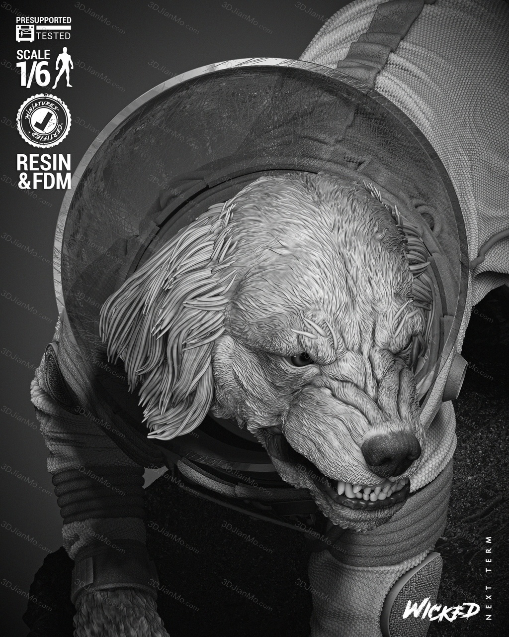 3DWicked 漫威 俄国太空狗科斯莫