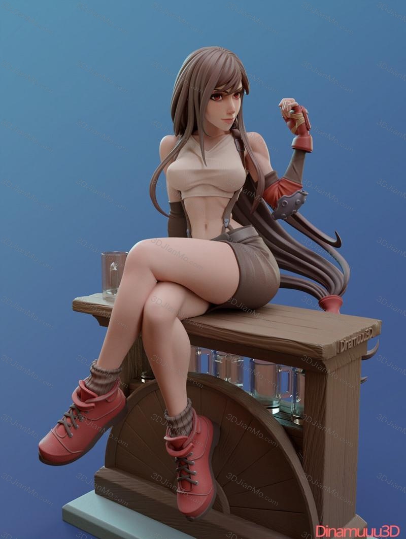 Dinamuuu 3D 最终幻想 蒂法·洛克哈特