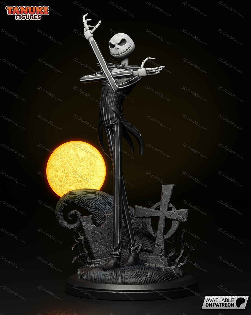 Tanuki Figures 圣诞夜惊魂 骷髅杰克