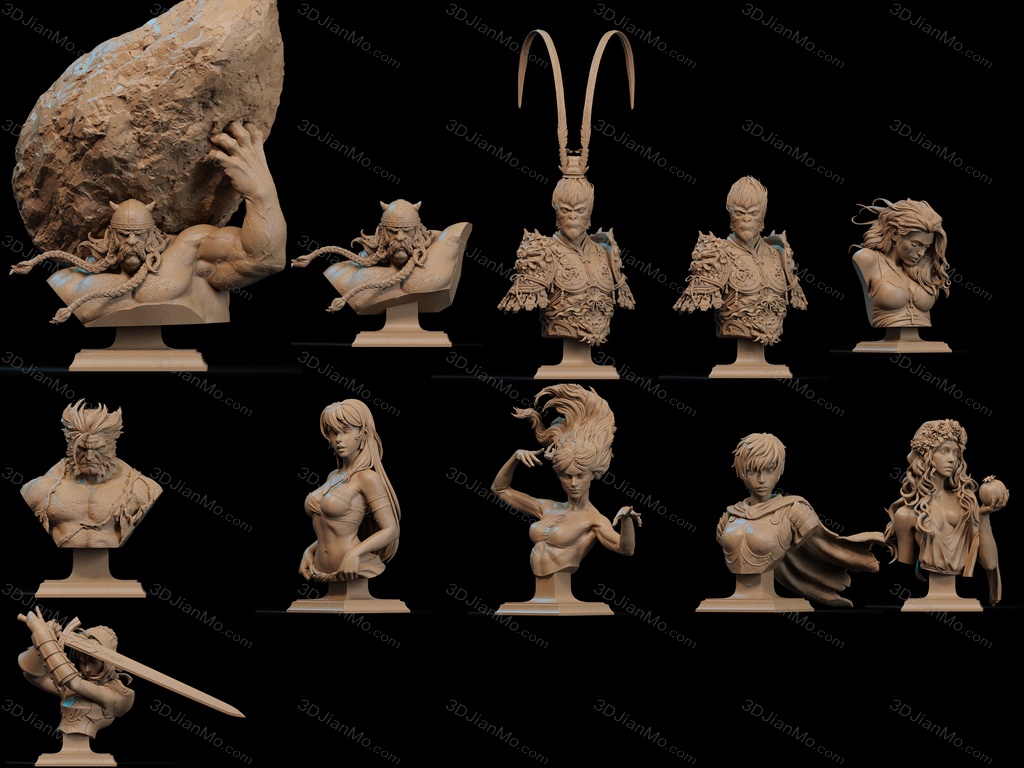 CA3D 24年12月半身像合集