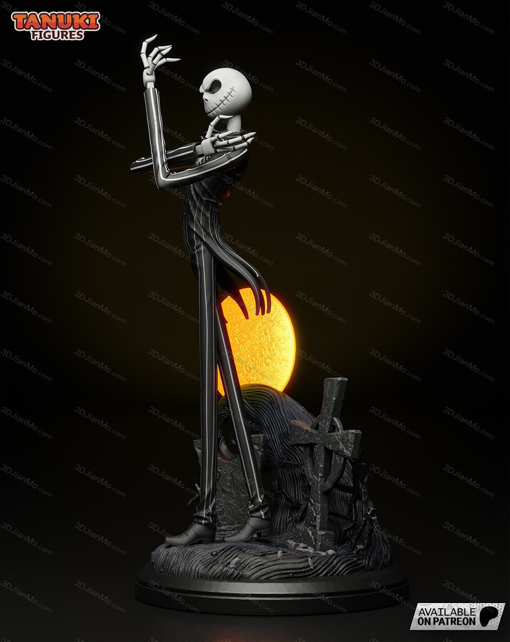 Tanuki Figures 圣诞夜惊魂 骷髅杰克