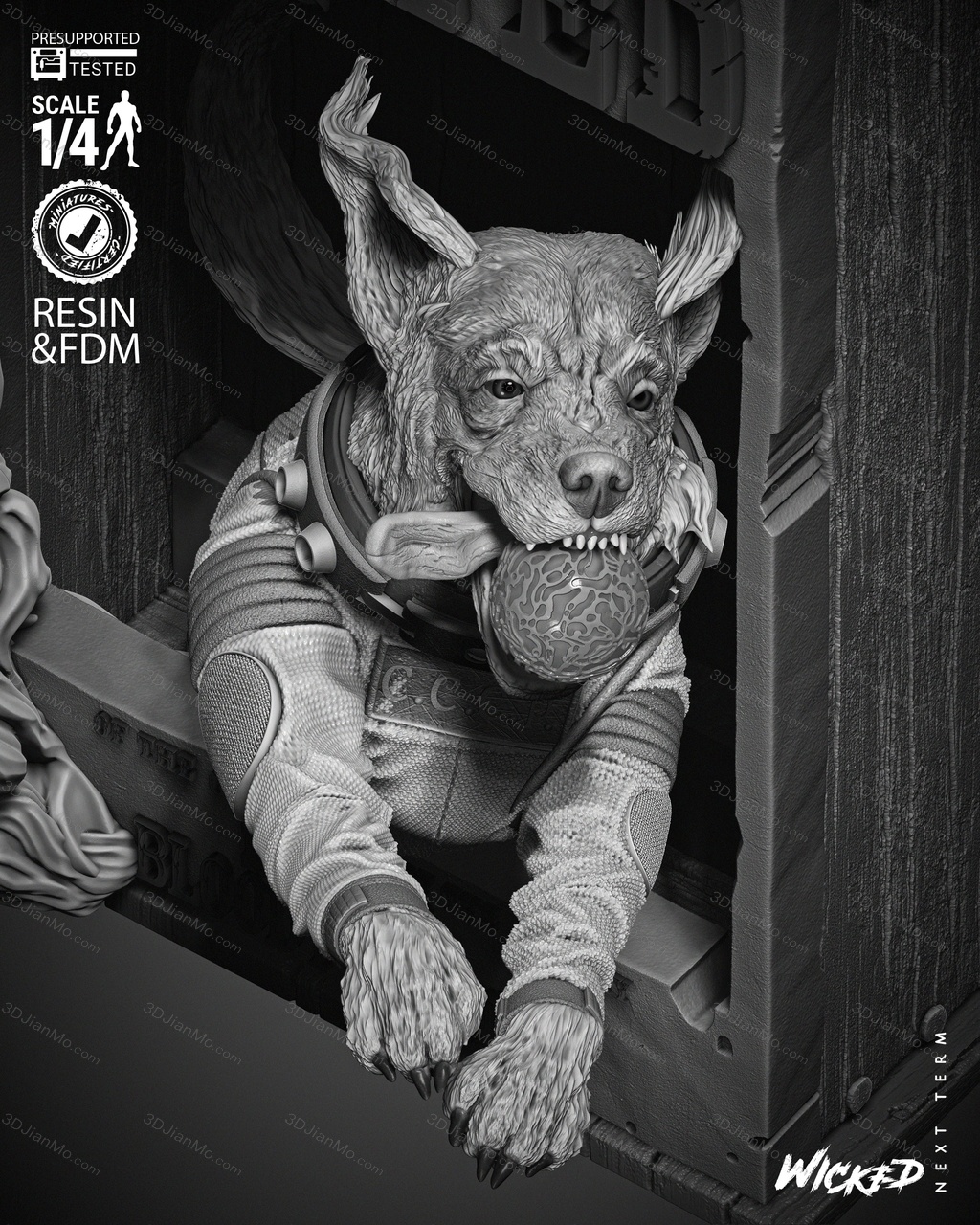 3DWicked 漫威 俄国太空狗科斯莫