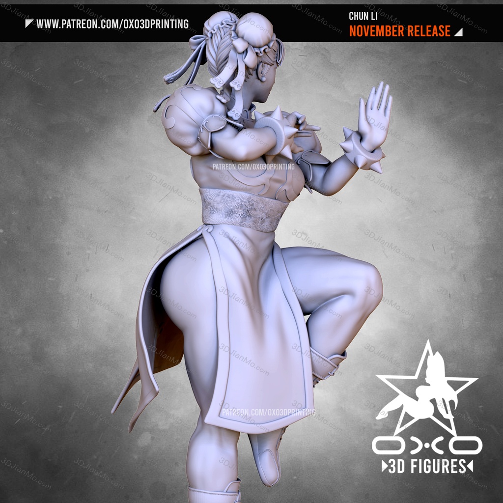 OXO3D 街头霸王 春丽