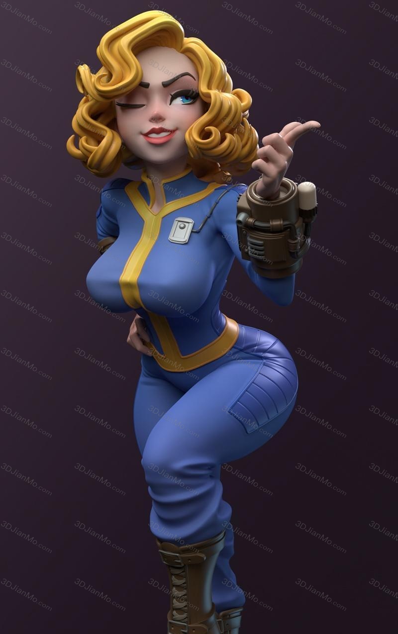 Dinamuuu 3D 辐射 Vault Girl