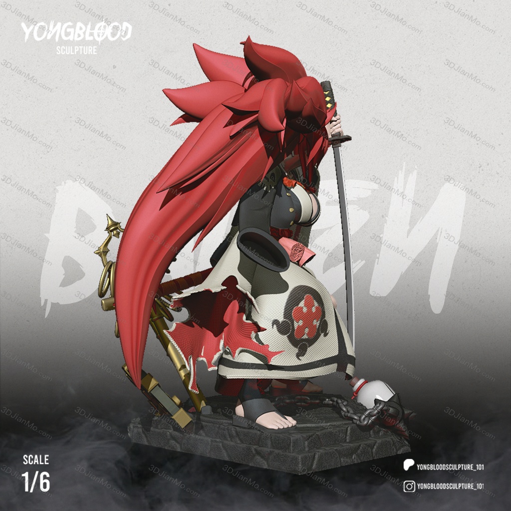 Yongblood Sculpture 罪恶装备 梅喧