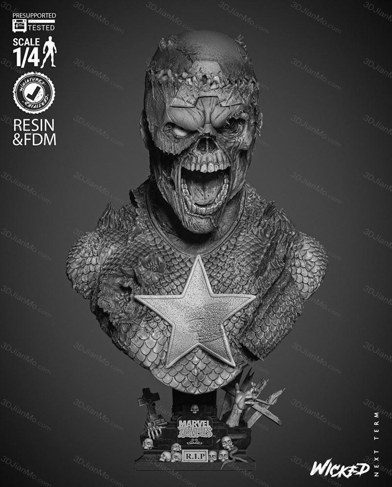 3DWicked 漫威 美国队长