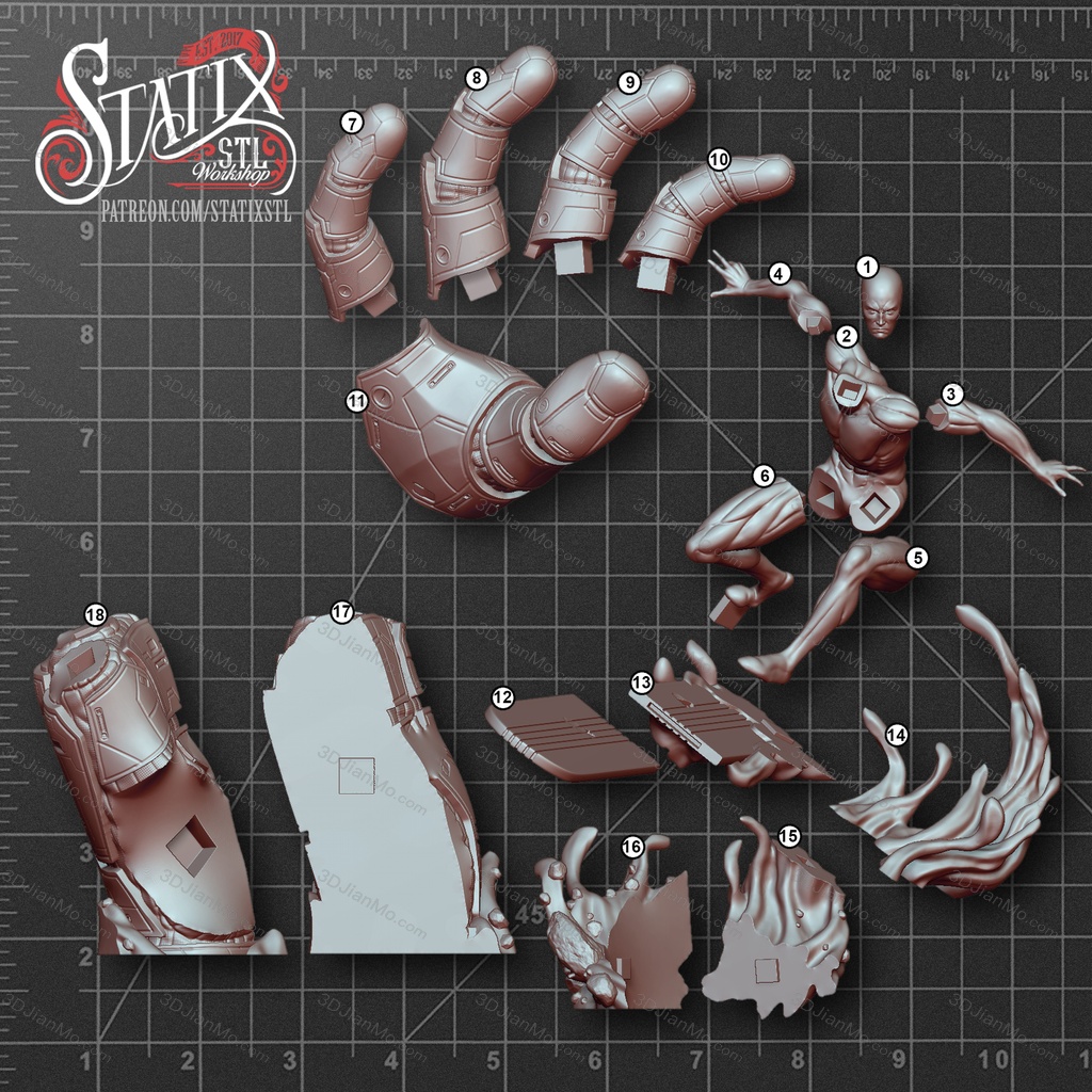 STATIX 漫威 银影侠