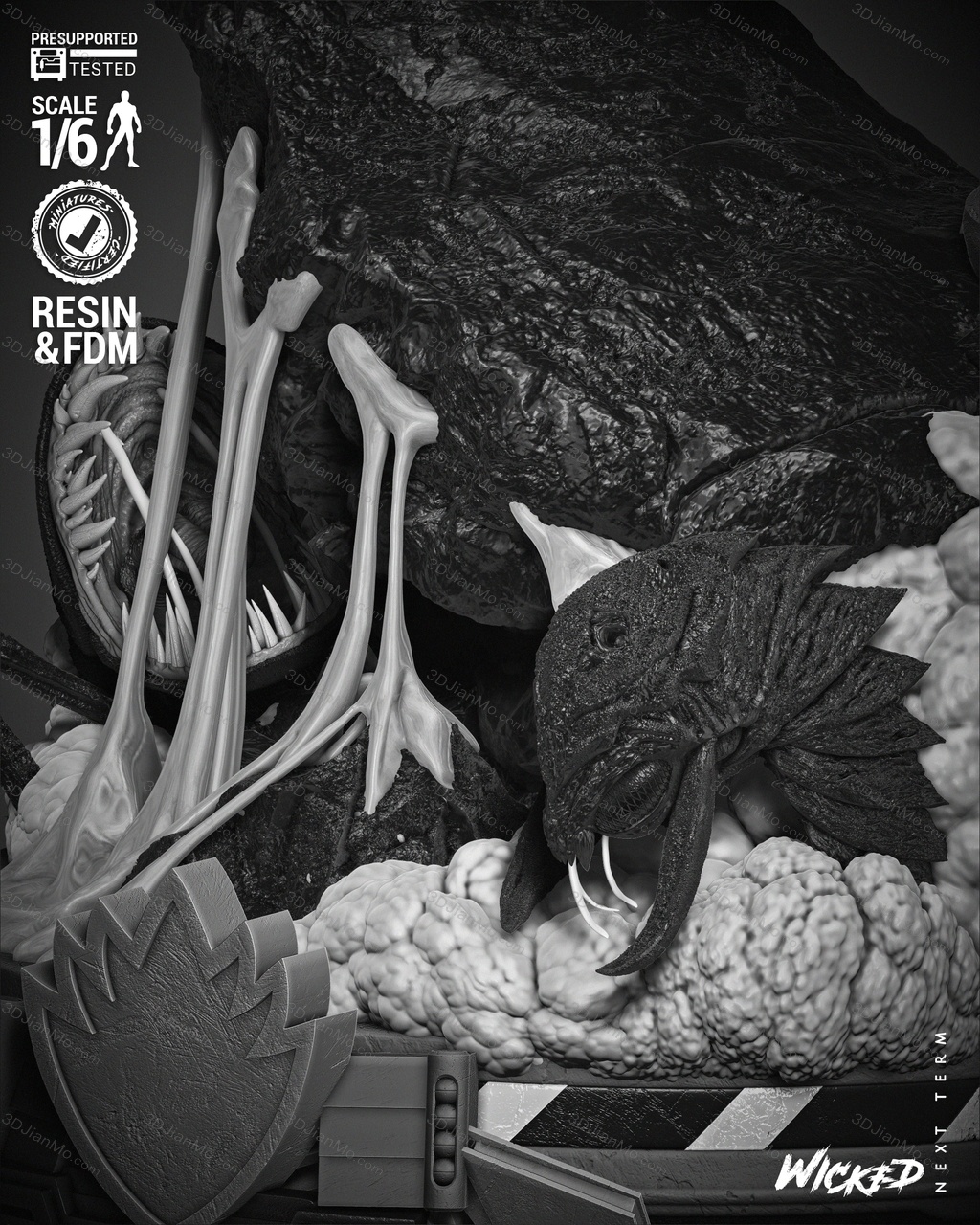 3DWicked 漫威 毁灭者德拉克斯