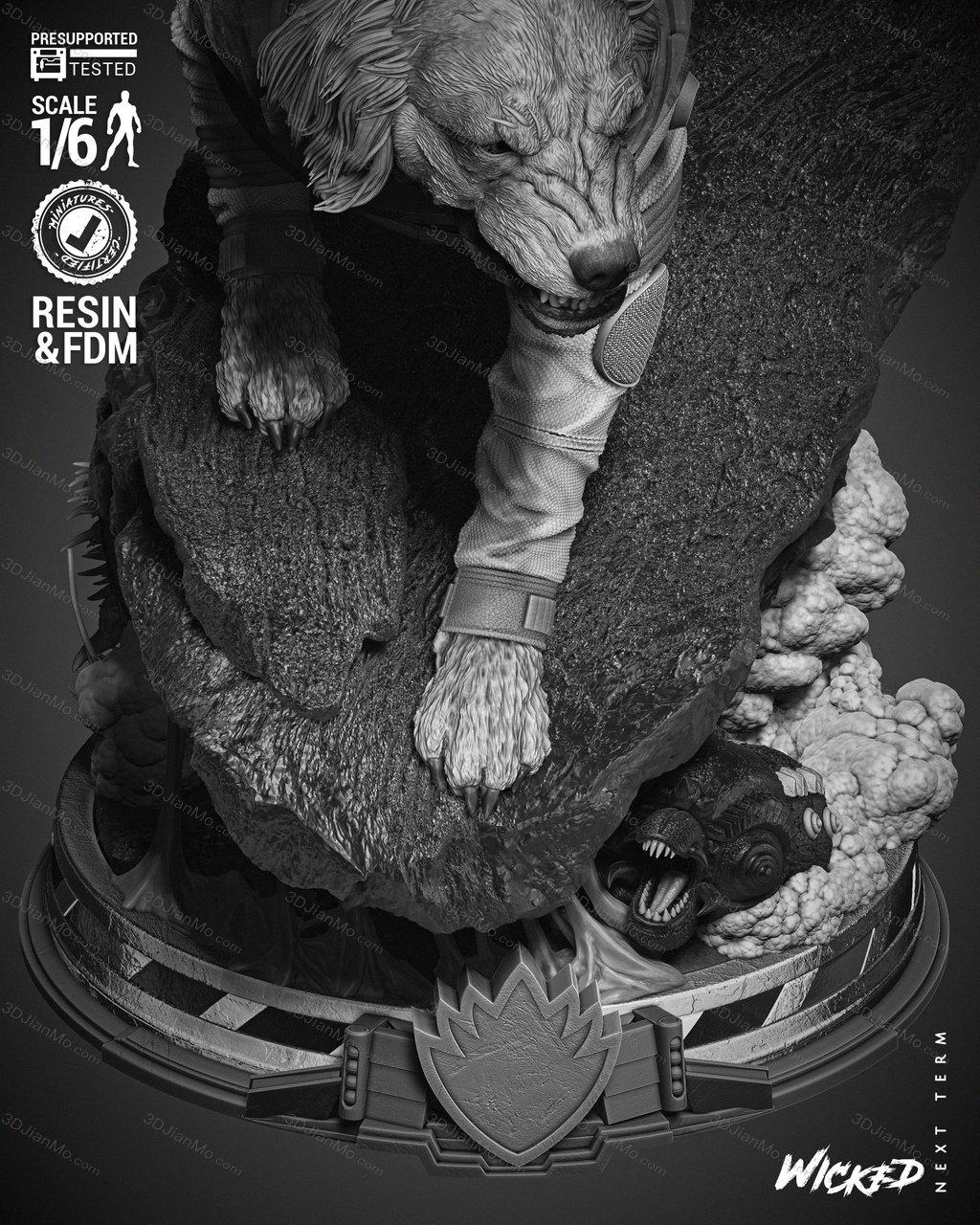 3DWicked 漫威 俄国太空狗科斯莫