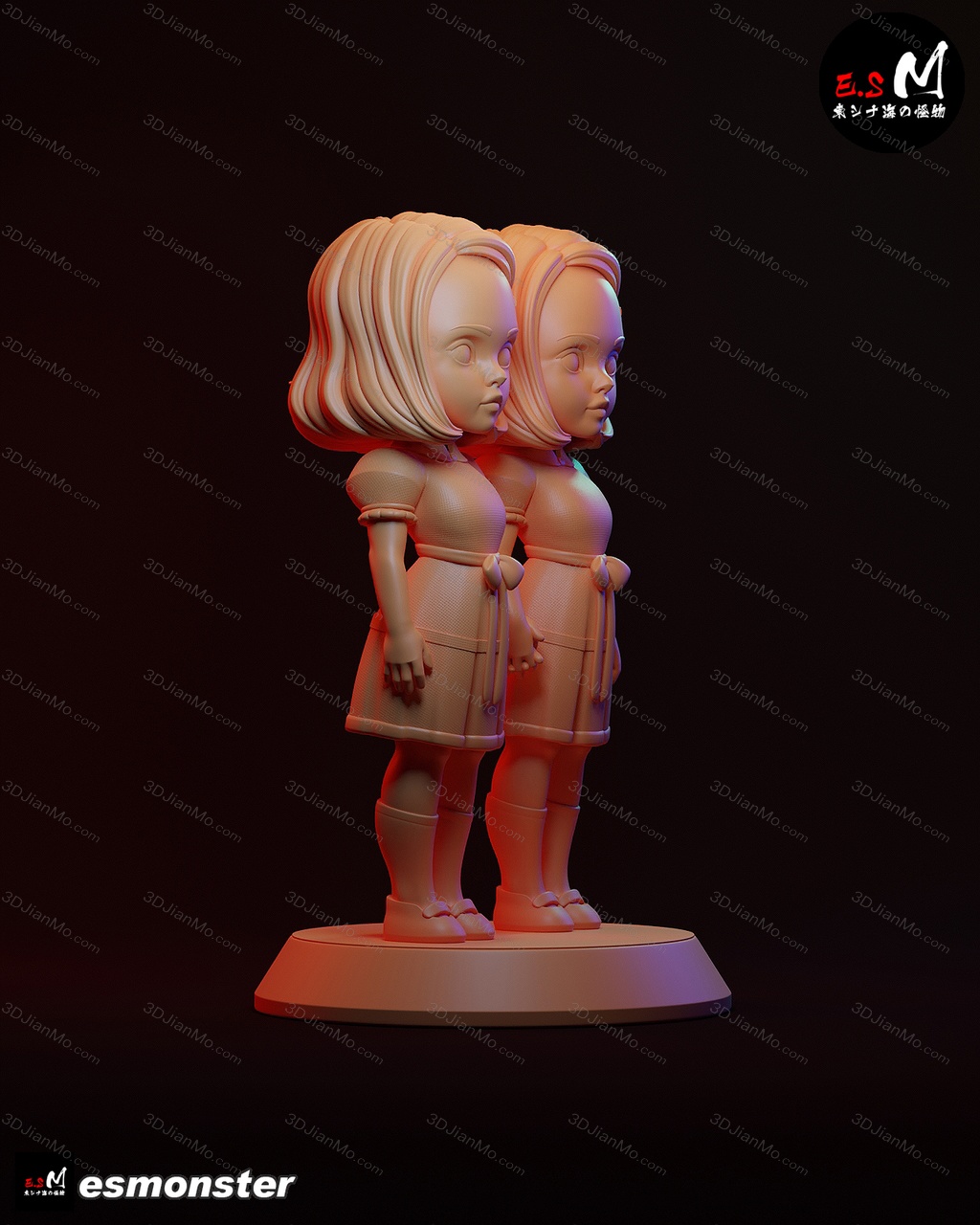 ESMonster 闪灵 双胞胎格雷迪姐妹