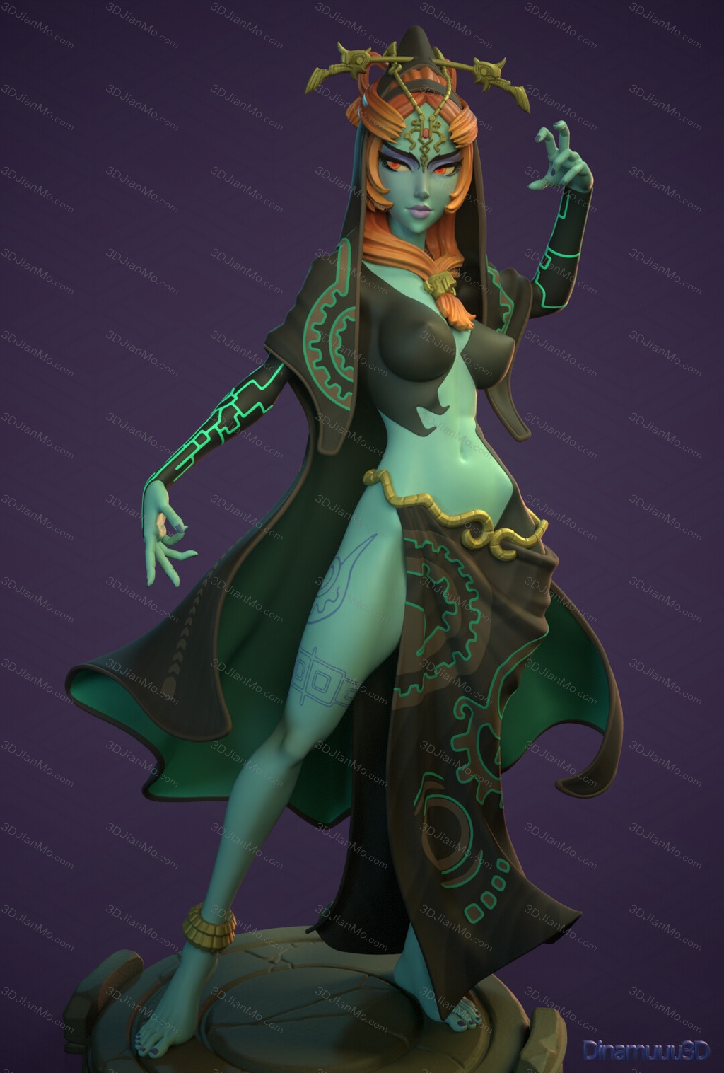 Dinamuuu 3D 塞尔达传说 黄昏公主 米多娜