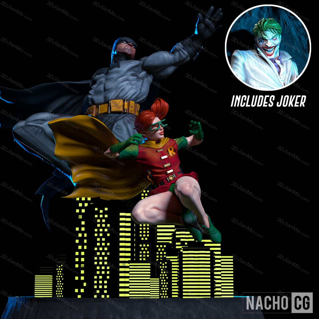 Nacho CG DC漫画 蝙蝠侠 黑暗骑士