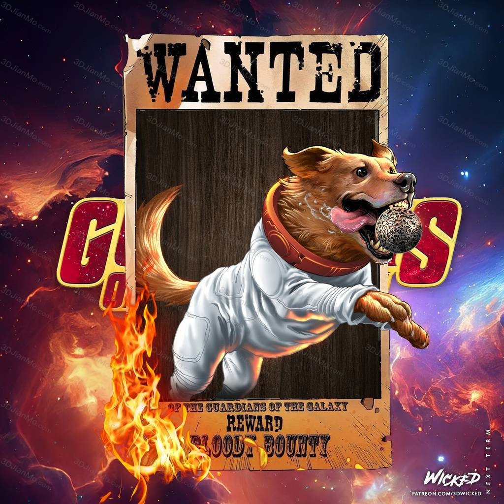 3DWicked 漫威 俄国太空狗科斯莫