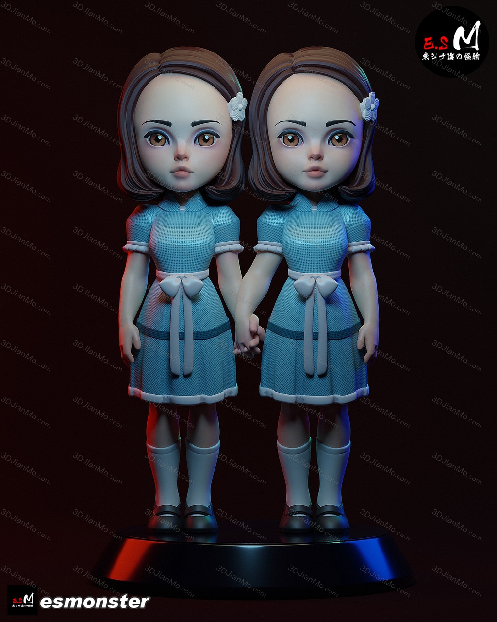 ESMonster 闪灵 双胞胎格雷迪姐妹