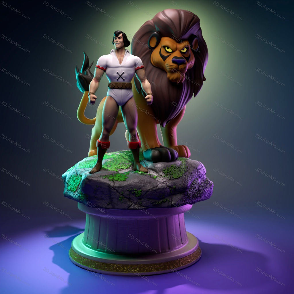 变身壮汉和巨狮