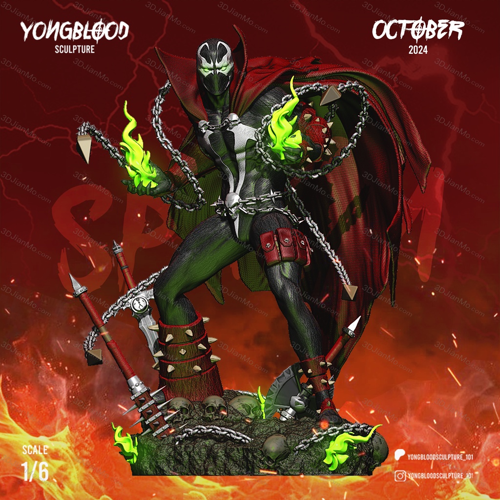 Yongblood Sculpture 再生侠