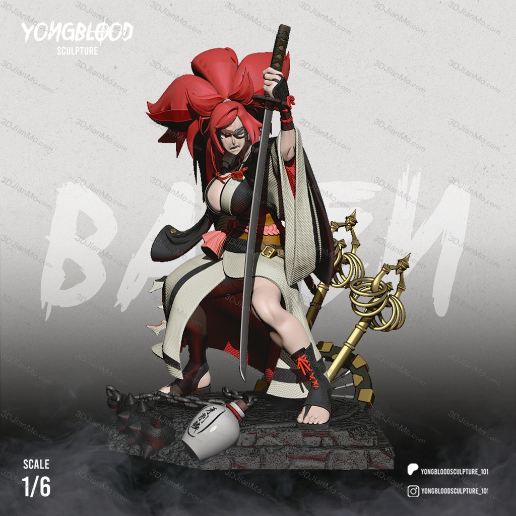 Yongblood Sculpture 罪恶装备 梅喧