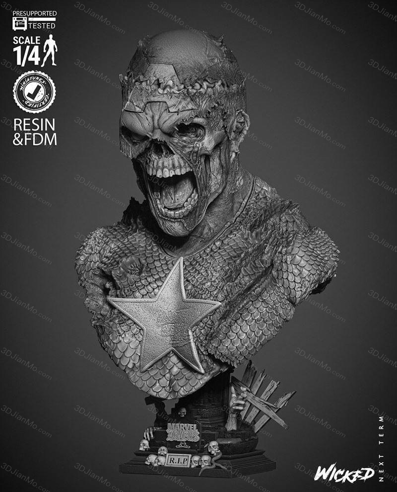 3DWicked 漫威 美国队长