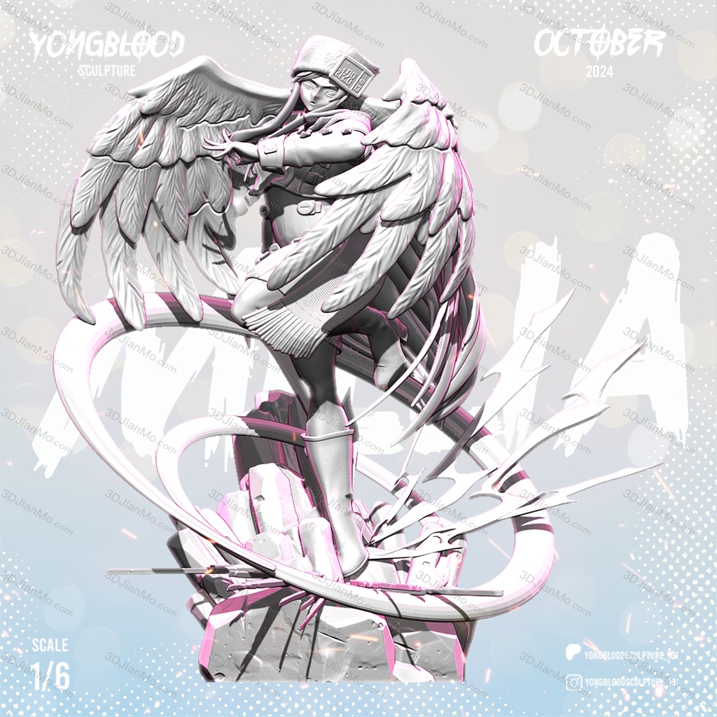 Yongblood Sculpture 罪恶装备 米莉亚 雷杰