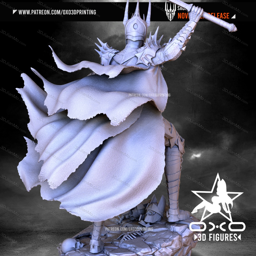 OXO3D 魔戒 魔王索伦