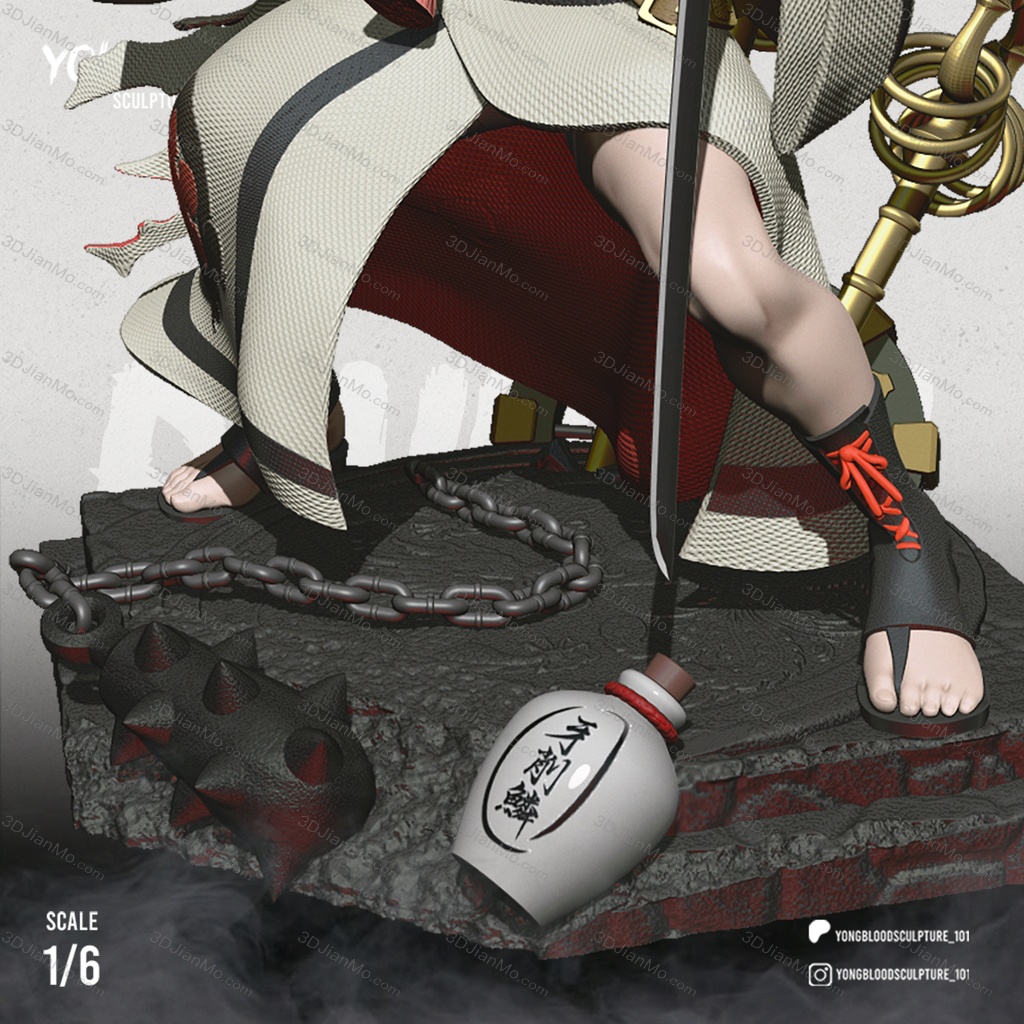 Yongblood Sculpture 罪恶装备 梅喧
