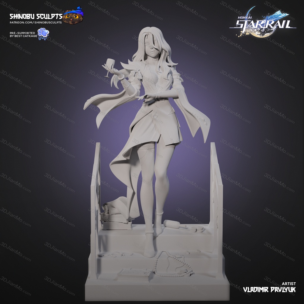 Shinobu Sculpts 崩坏：星穹铁道 翡翠