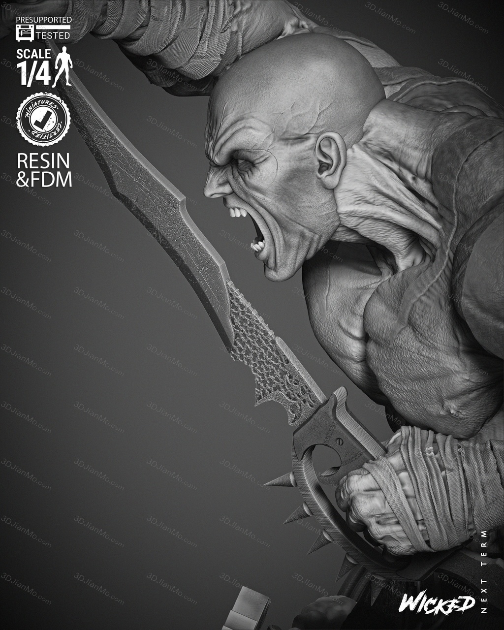 3DWicked 漫威 毁灭者德拉克斯