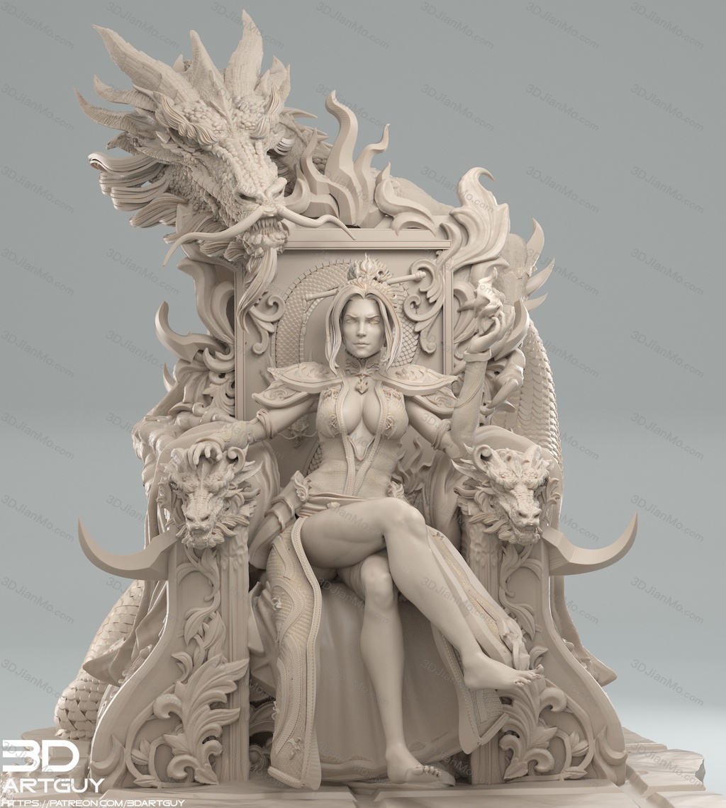 3DArtGuy 火龙女王