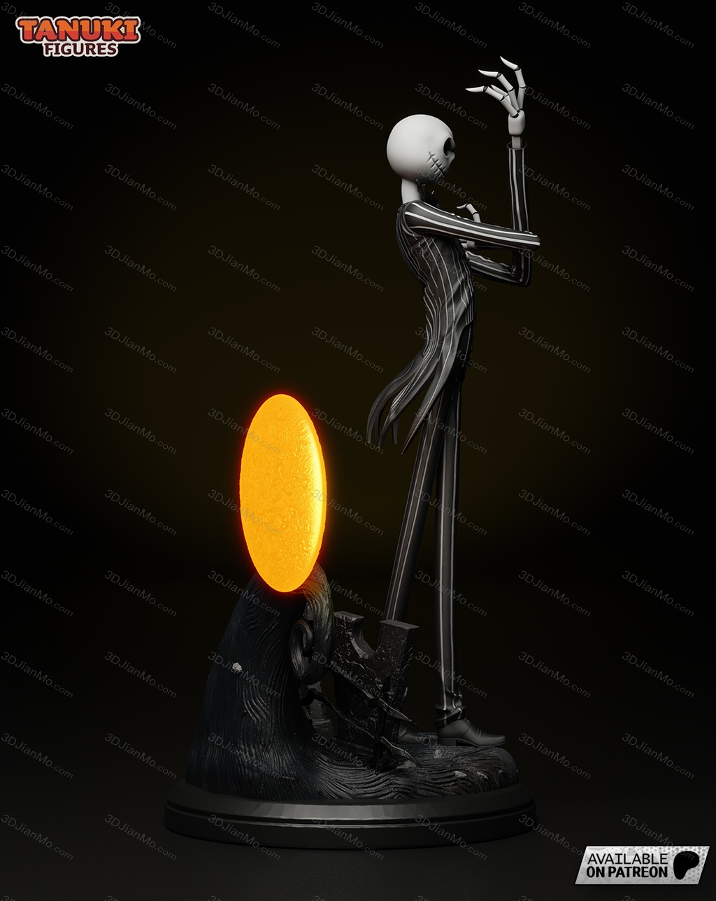 Tanuki Figures 圣诞夜惊魂 骷髅杰克