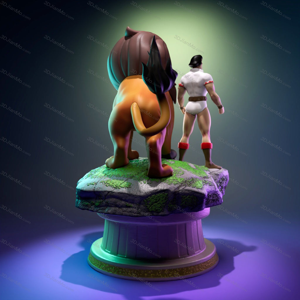 变身壮汉和巨狮