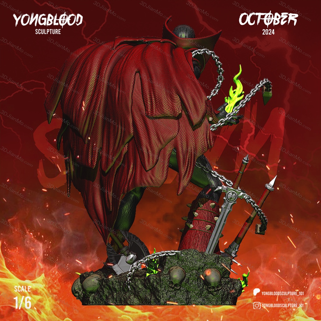 Yongblood Sculpture 再生侠