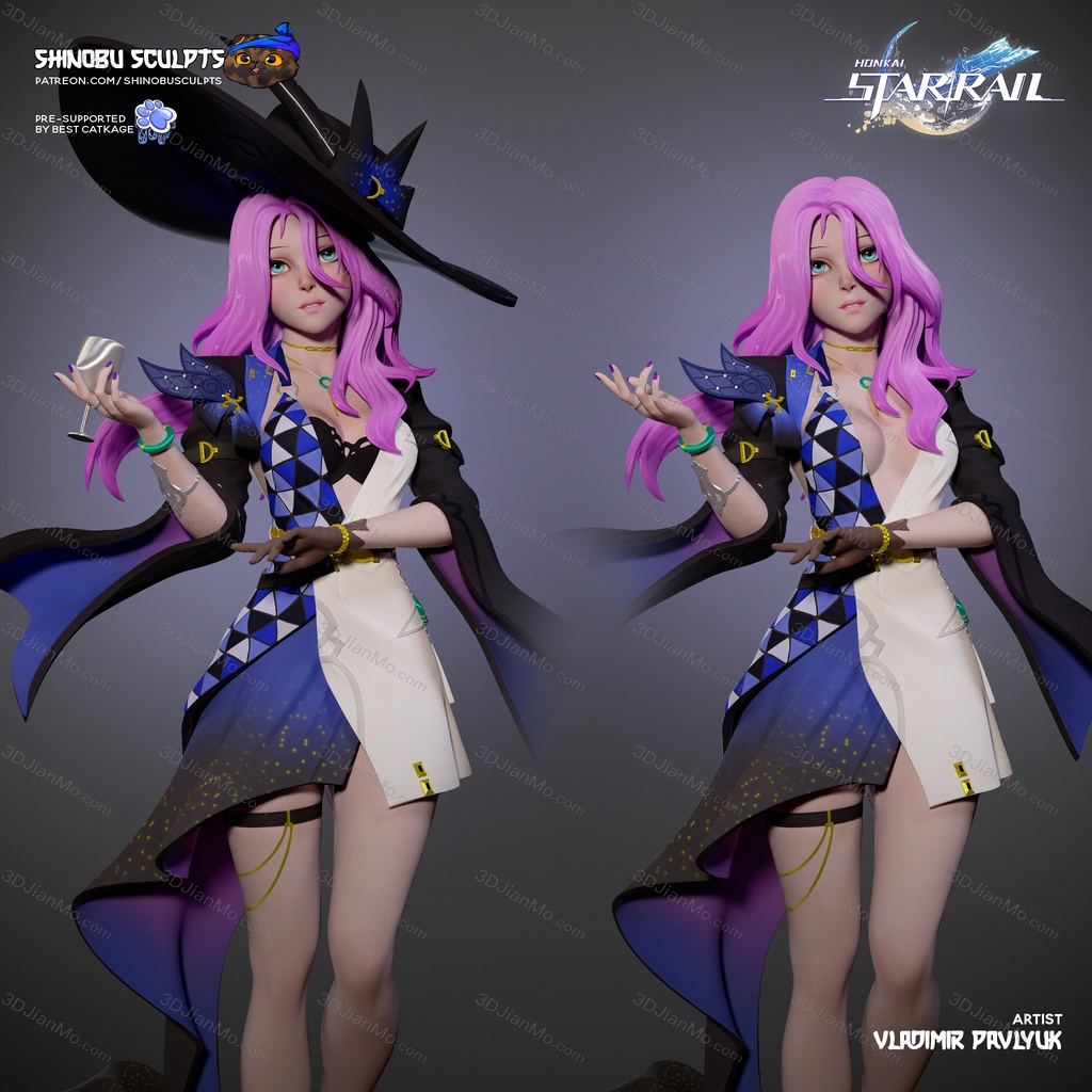 Shinobu Sculpts 崩坏：星穹铁道 翡翠