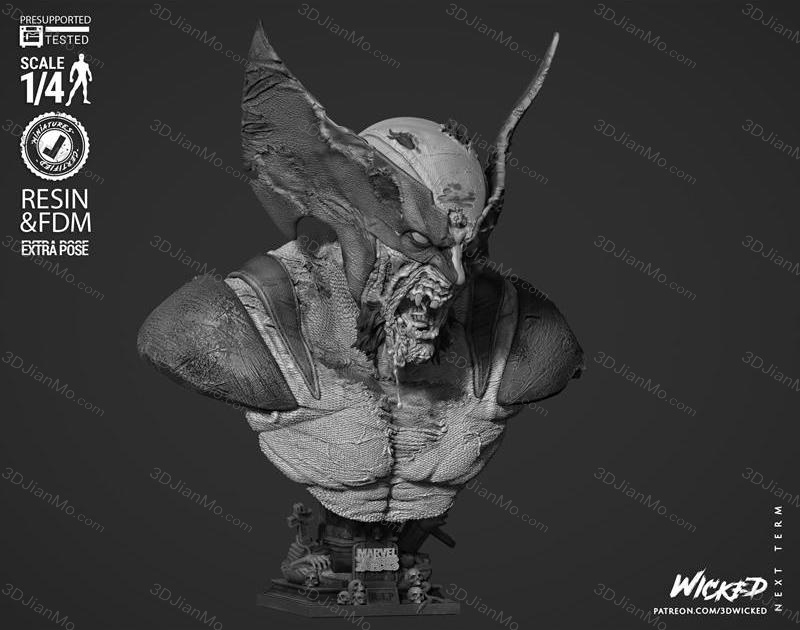 3DWicked 漫威 金钢狼