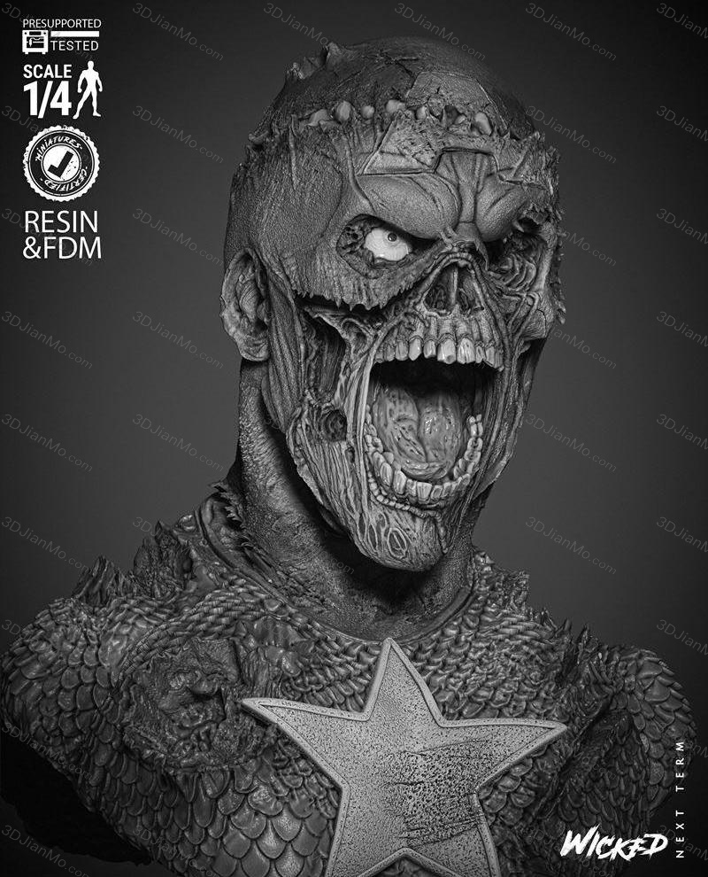 3DWicked 漫威 美国队长