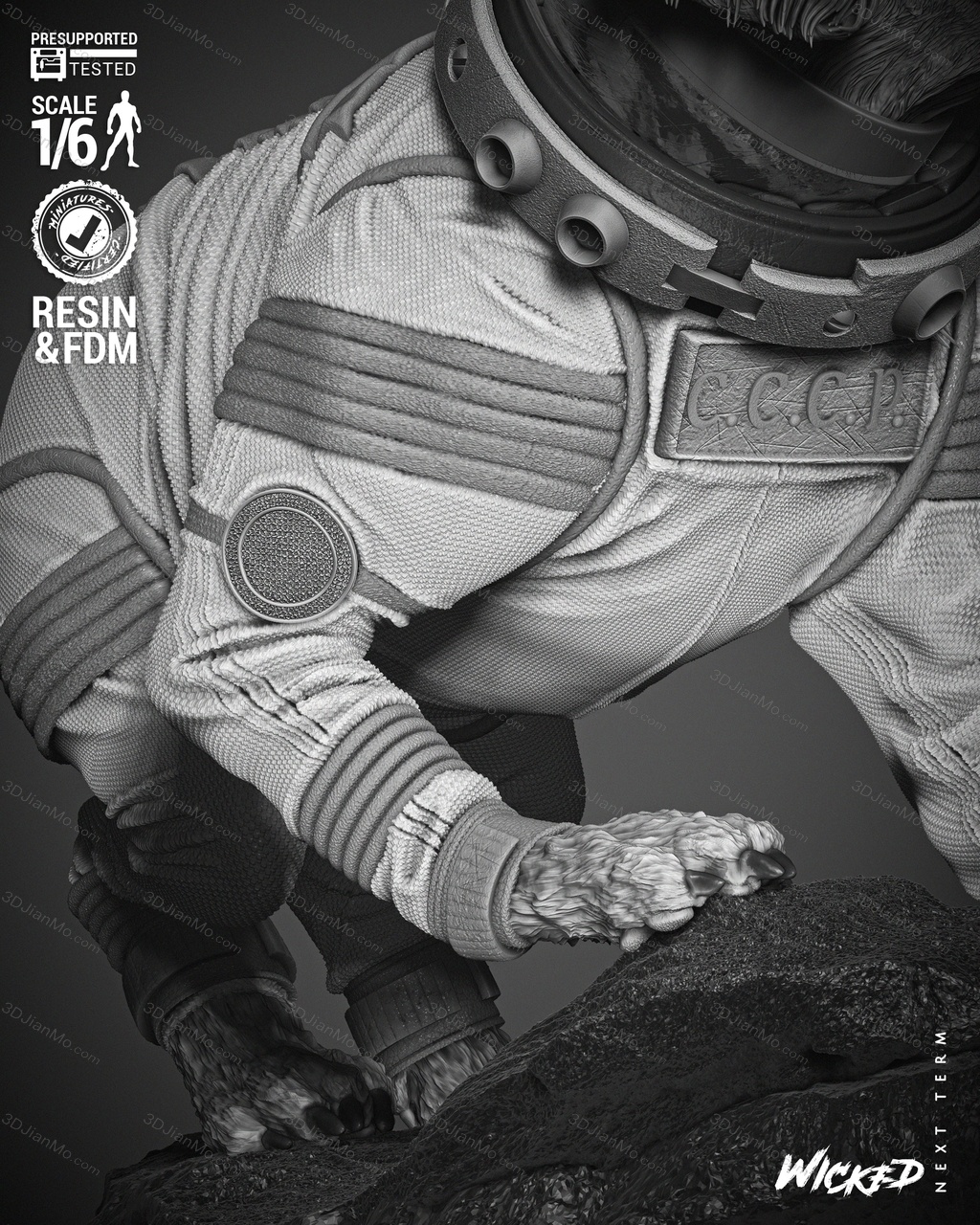 3DWicked 漫威 俄国太空狗科斯莫