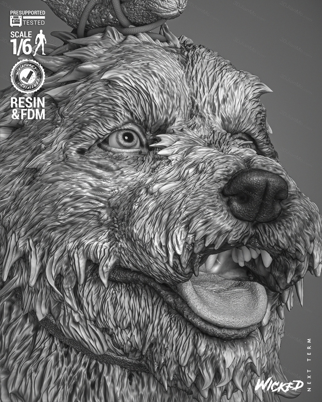 3DWicked 绿毛怪格林奇 麦克斯