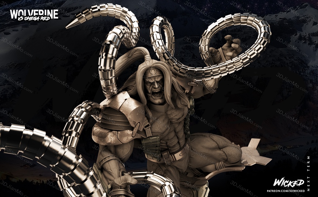 3DWicked 漫威 红色欧米伽