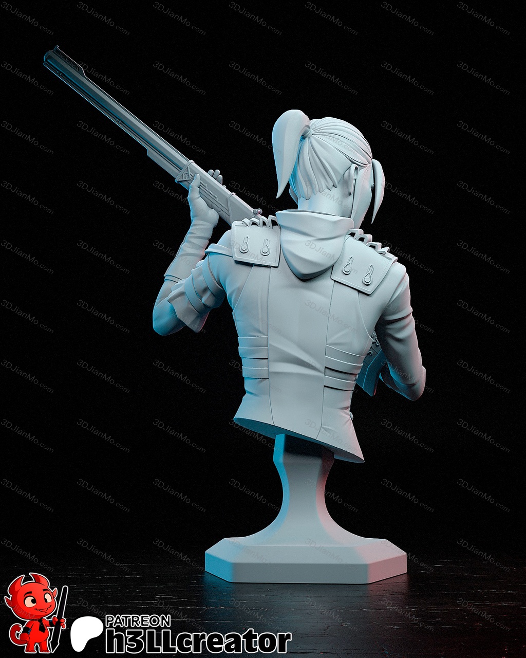 H3LL 英雄联盟 皮城女警凯特琳