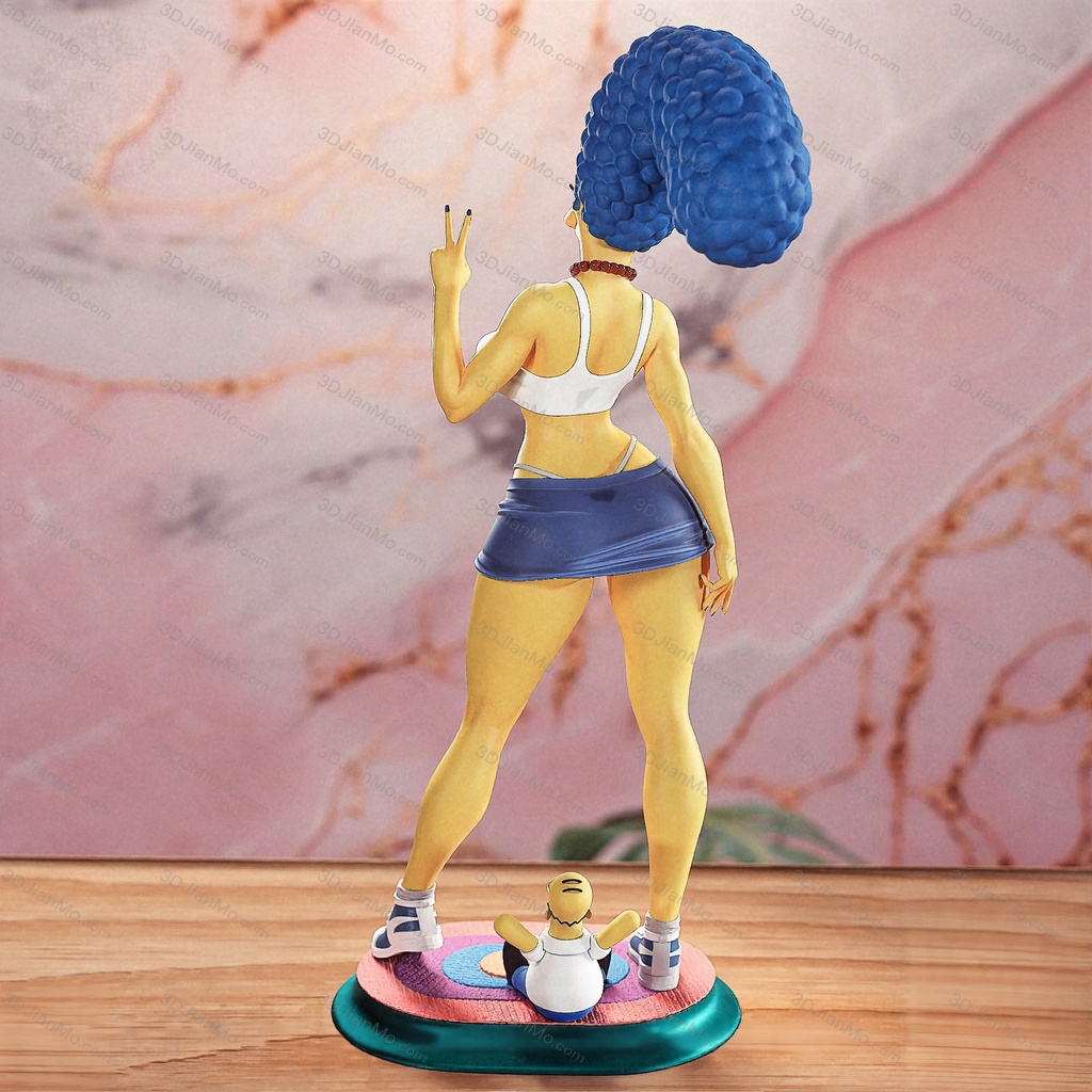 Peach Figure 辛普森一家 玛姬·辛普森