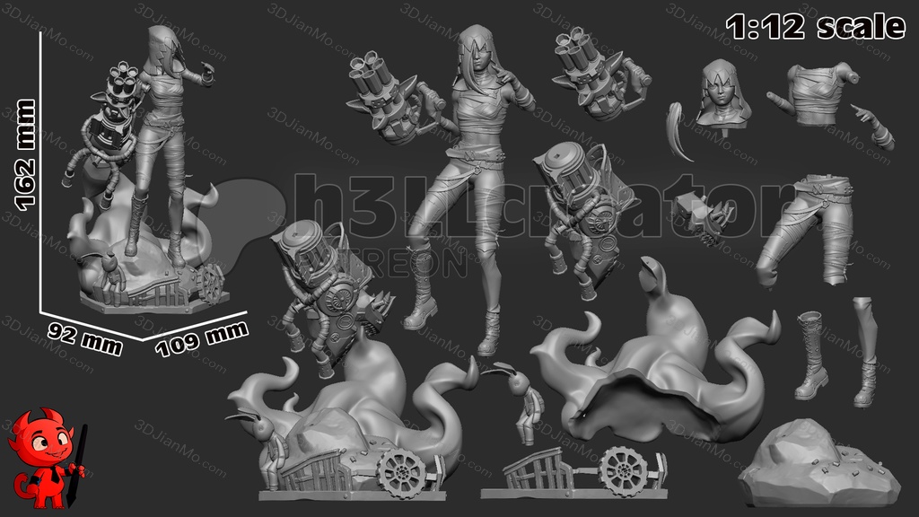 H3LL 英雄联盟 金克丝