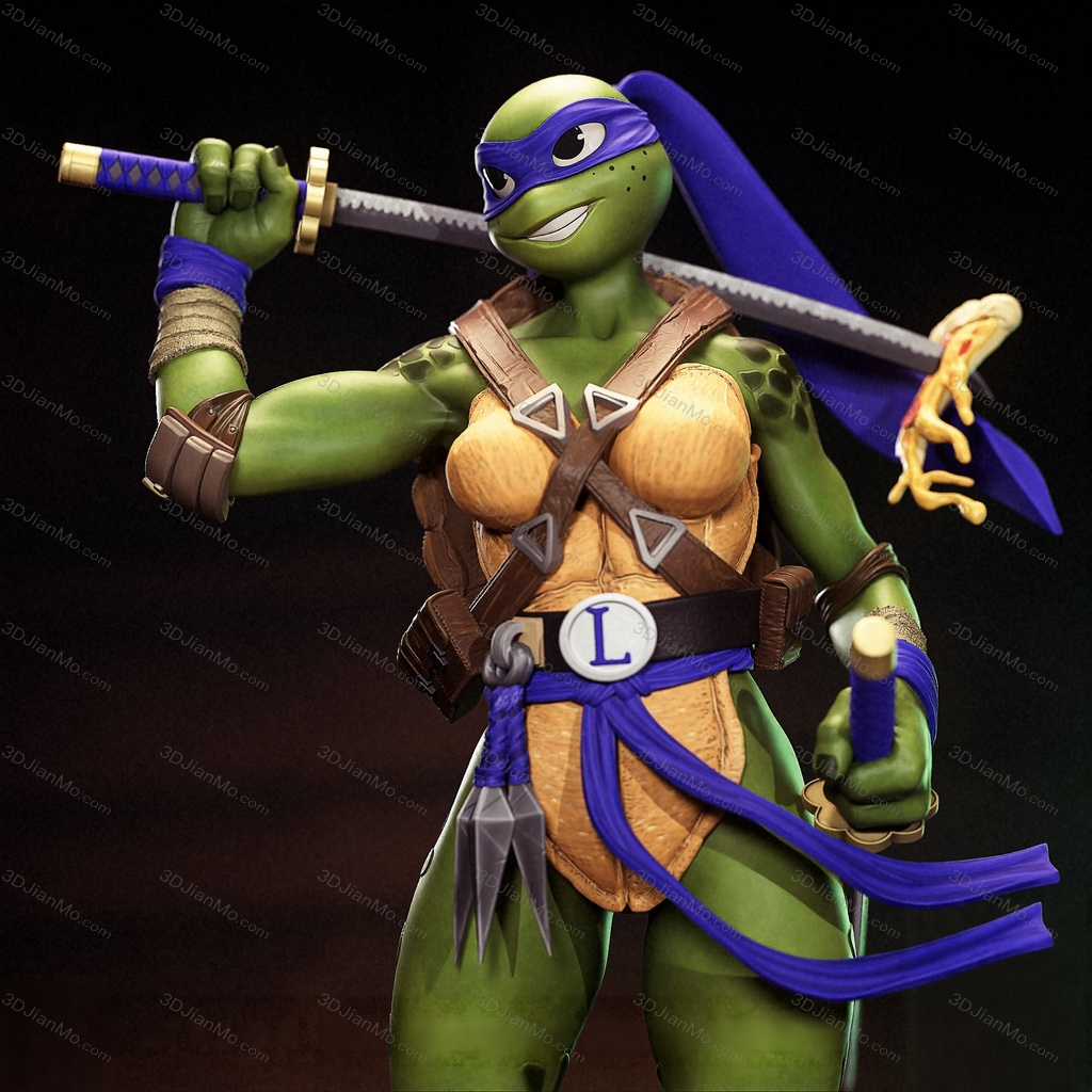 Peach Figure 忍者神龟 利奥纳多