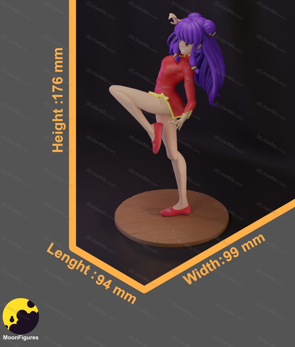 Moon Figures 乱马 珊撲