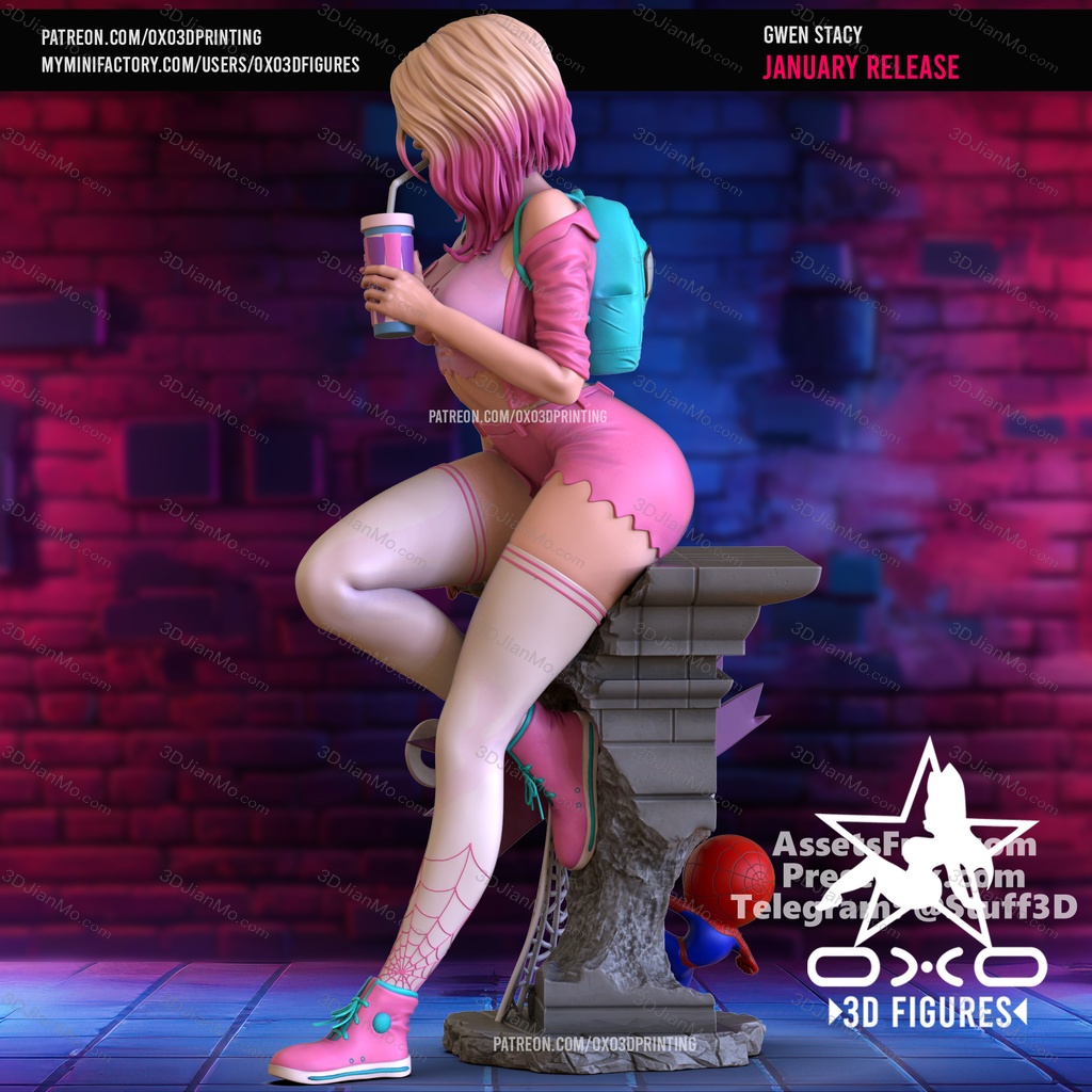 OXO3D 漫威 格温·史蒂芬妮