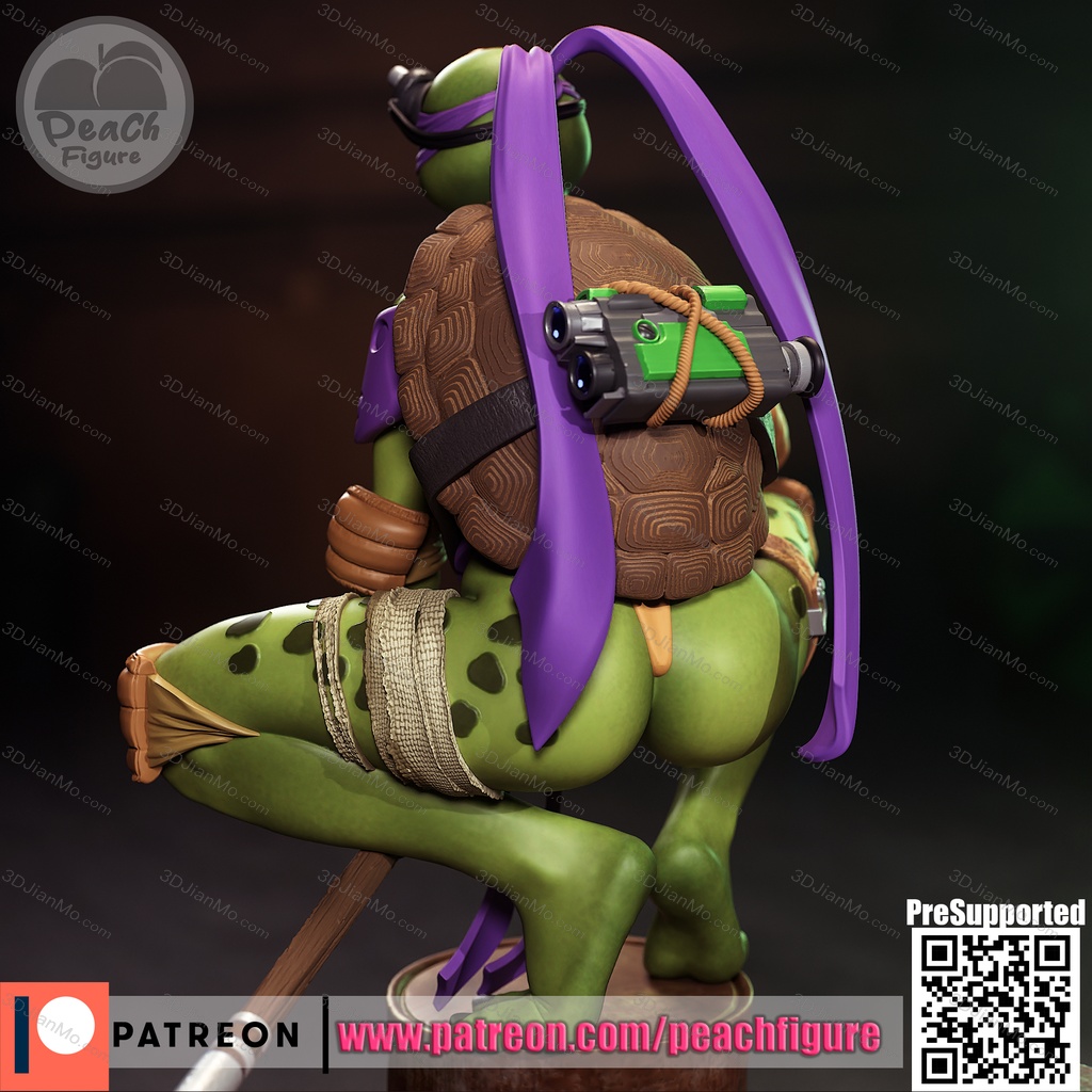 Peach Figure 忍者神龟 多纳泰罗