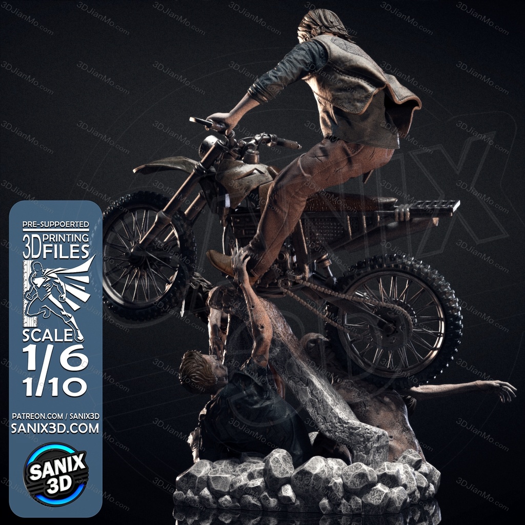 Sanix3d ‌行尸走肉 达里尔·迪克森