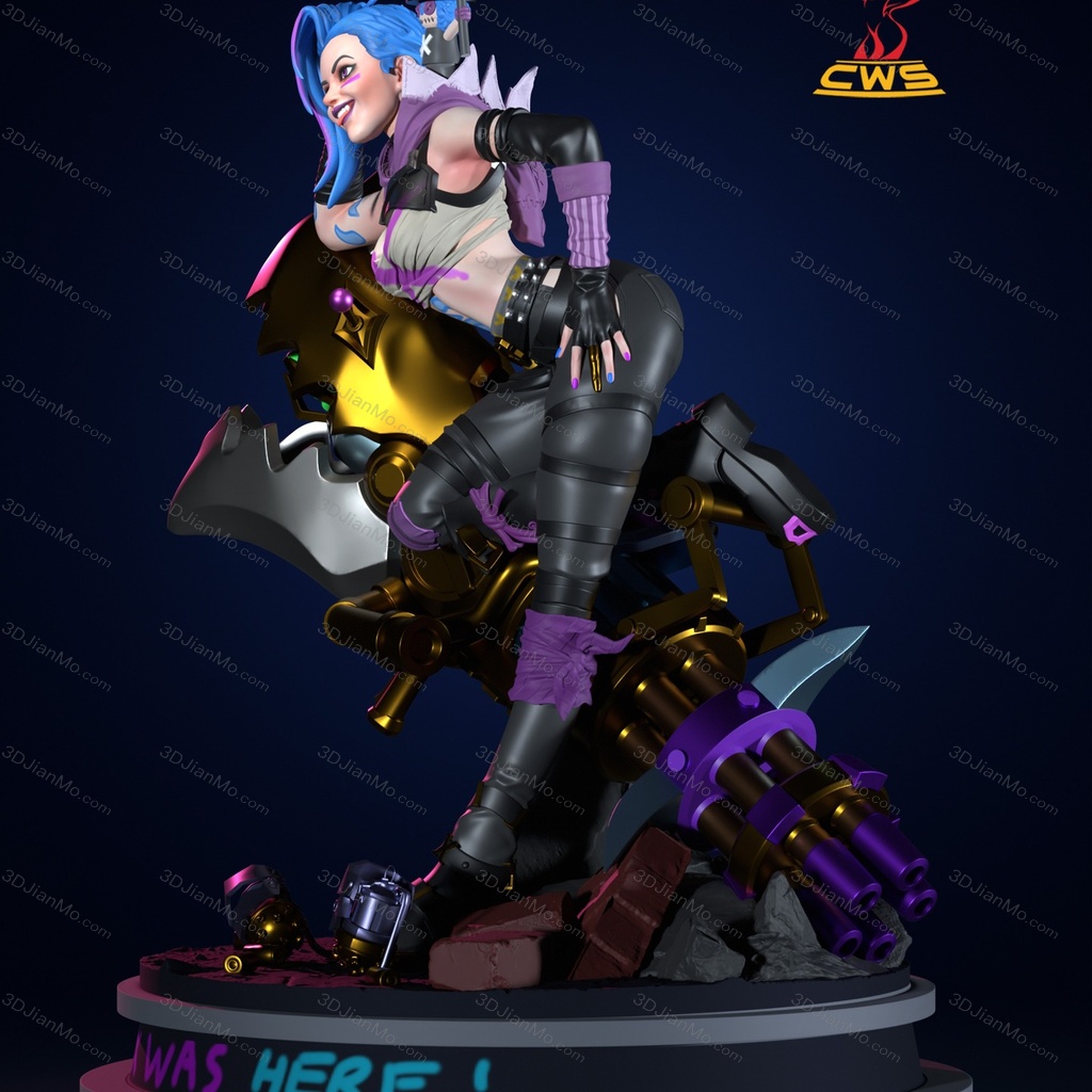 CW Studio 英雄联盟 双城之战 金克丝