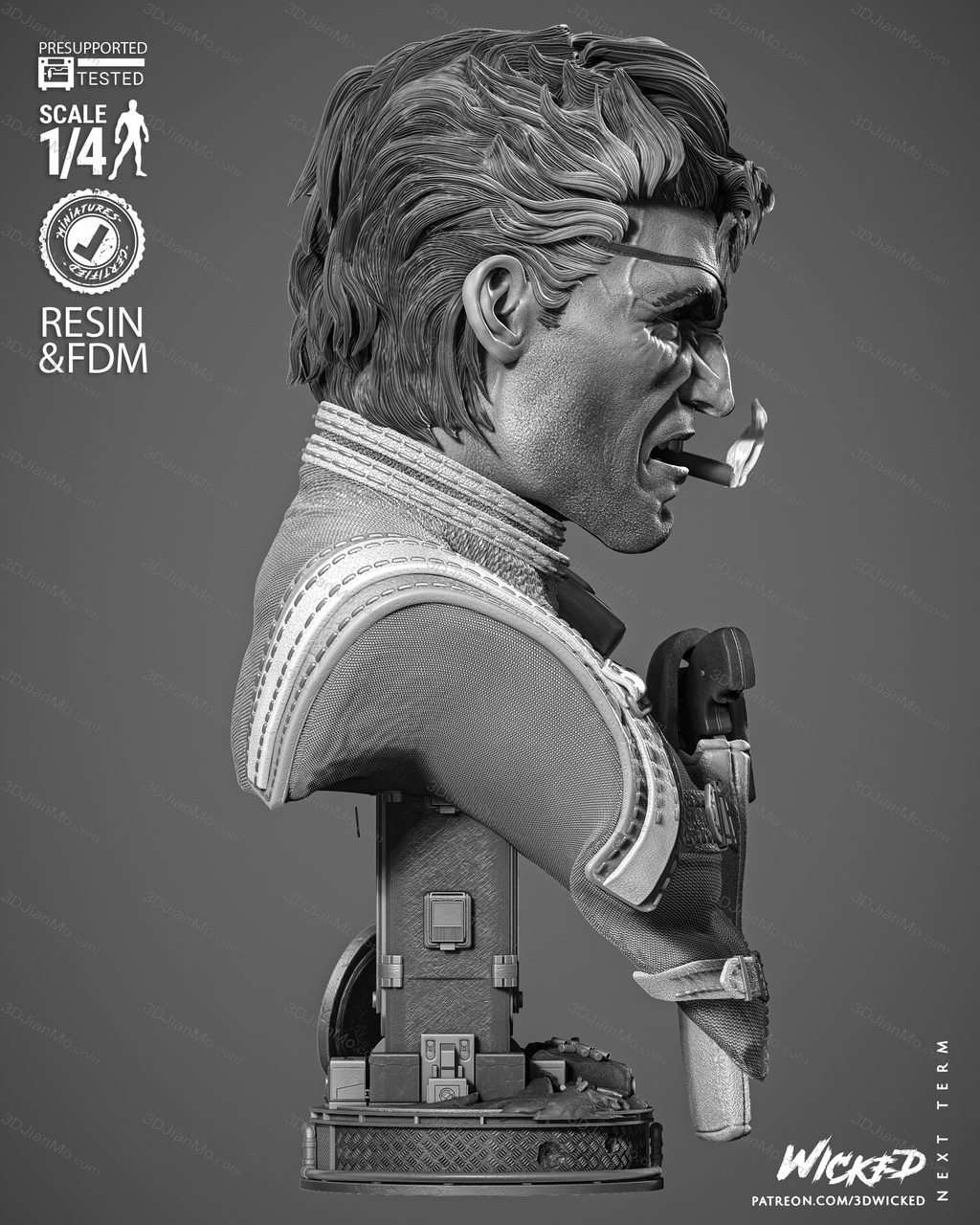 3DWicked 漫威 尼克·弗瑞