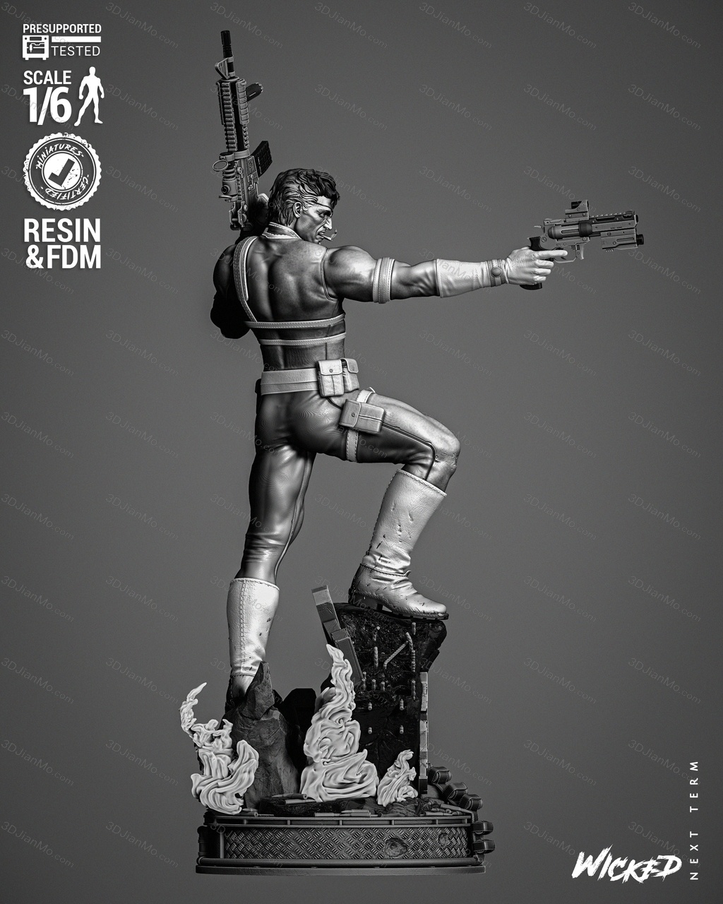 3DWicked 漫威 尼克·弗瑞