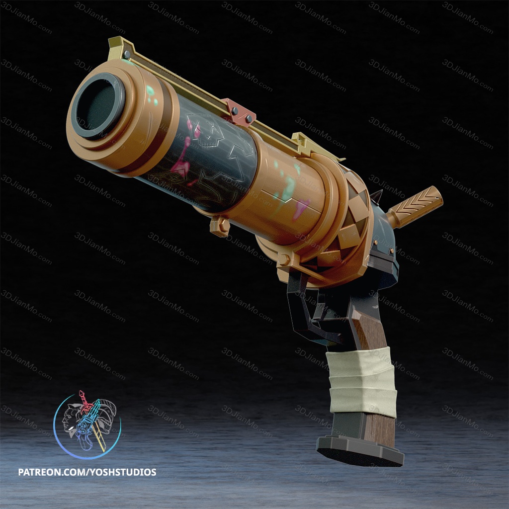 Yosh 英雄联盟 金克丝的乌兹手枪