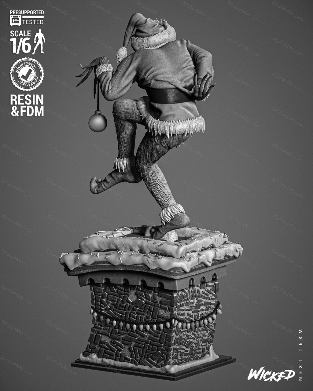 3DWicked 绿毛怪格林奇